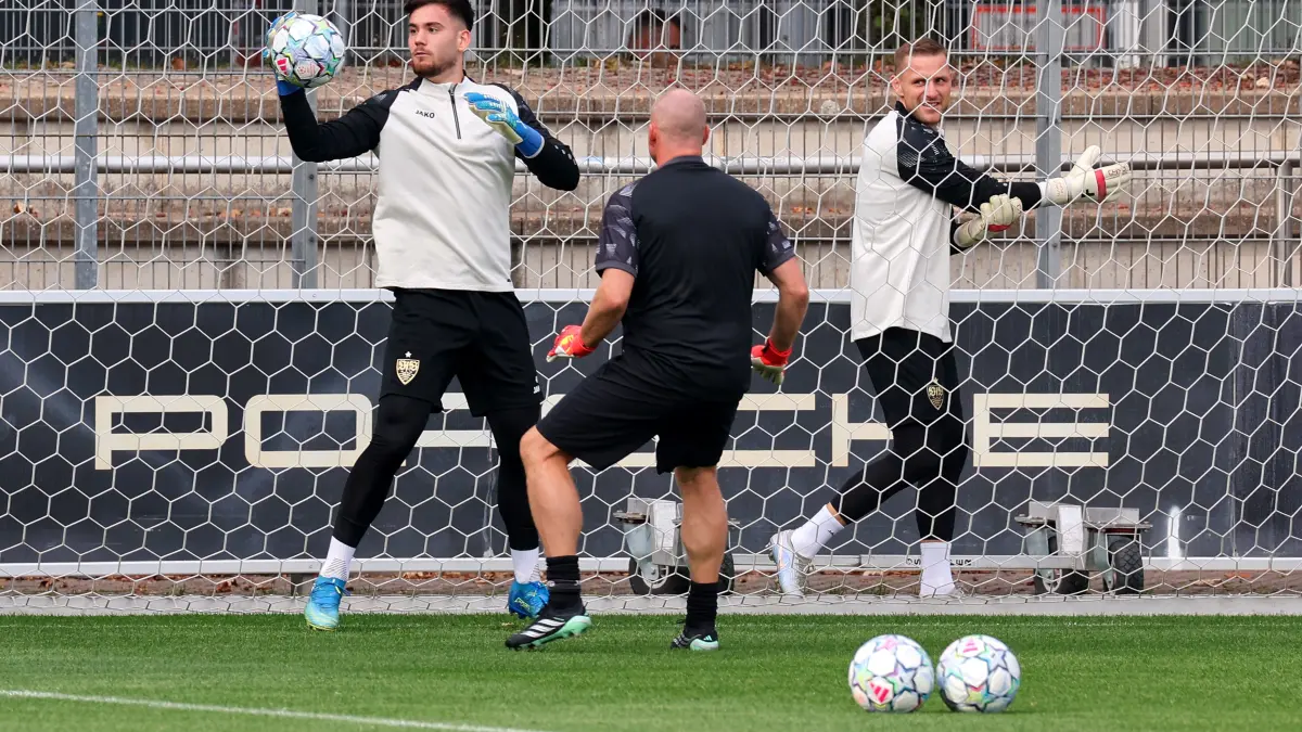 Impressionen vom VfB-Training am 19. Oktober 2026