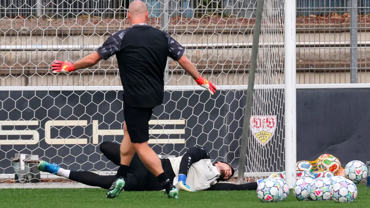 Impressionen vom VfB-Training am 19. Oktober 2026