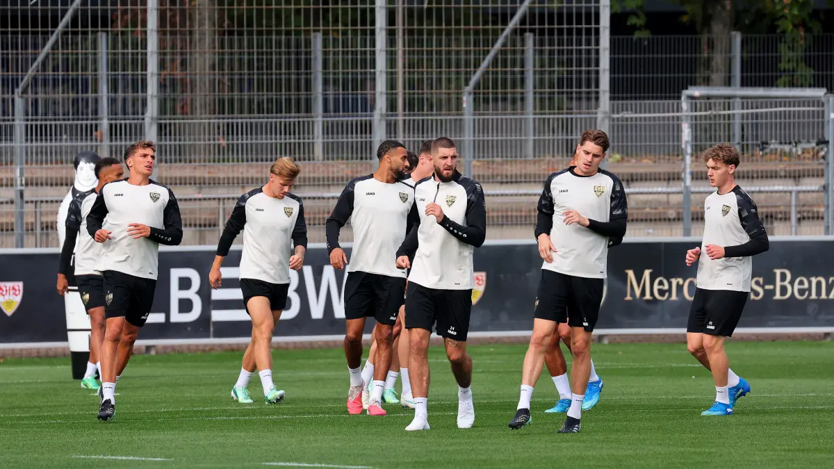 Impressionen vom VfB-Training am 19. Oktober 2026