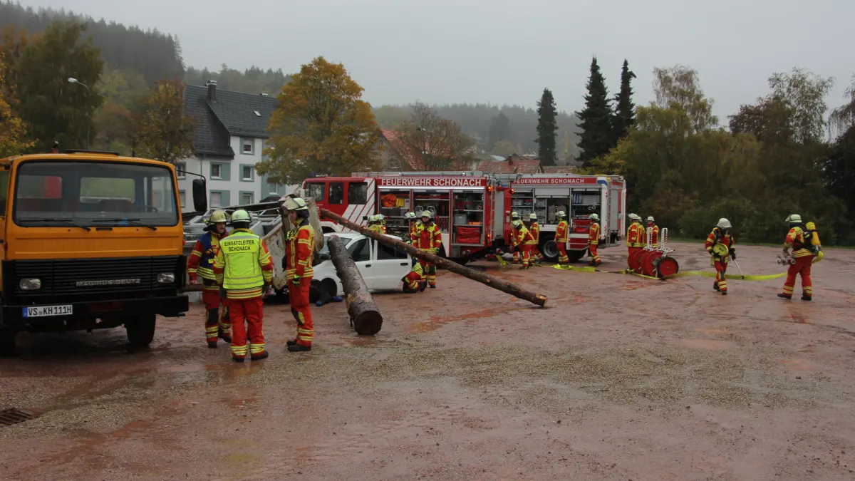 Herbsthauptprobe Feuerwehr Schonach
