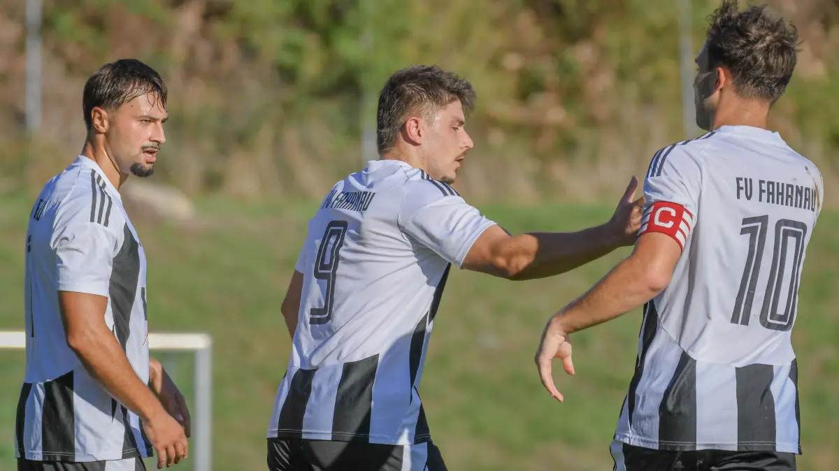 Tormaschinen (v.l.): Jason Cerimi, Klejdi Zenelak und Richard Geyland sorgten für zehn der 19 Treffer.