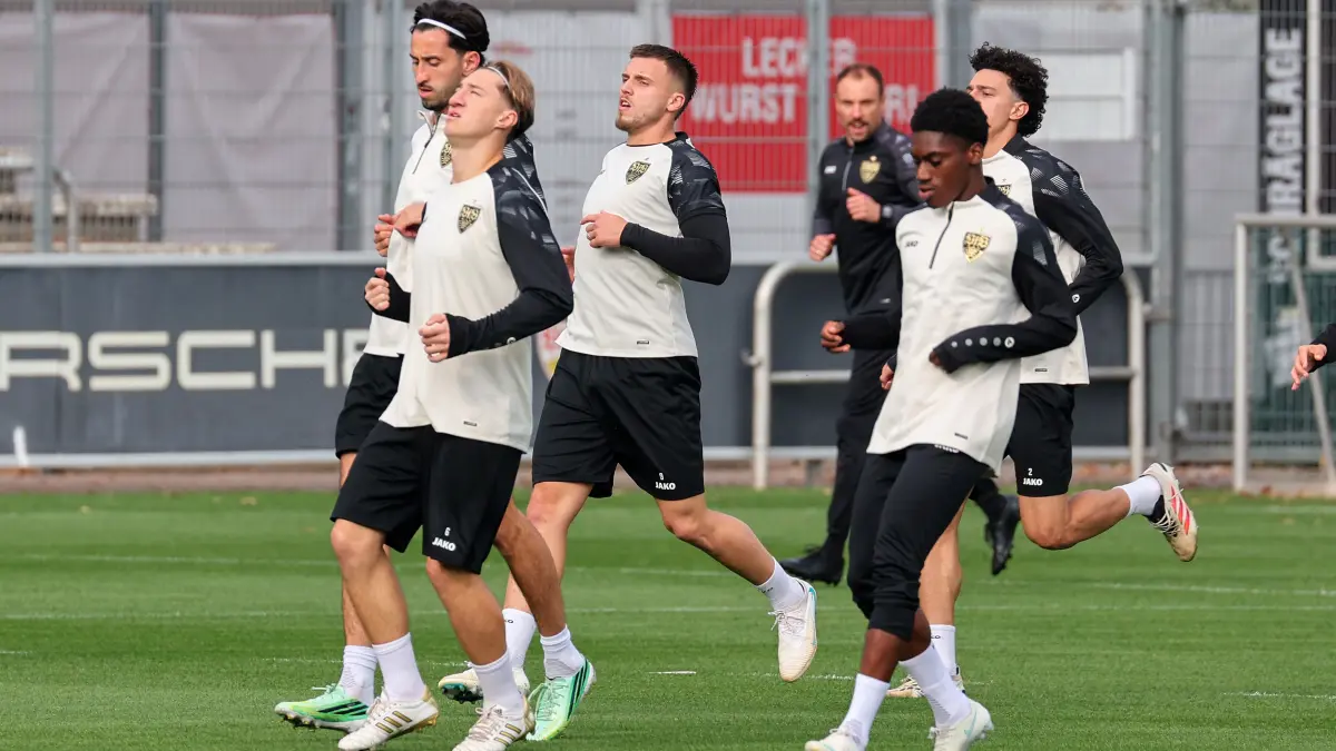 Impressionen vom VfB-Training am 19. Oktober 2026