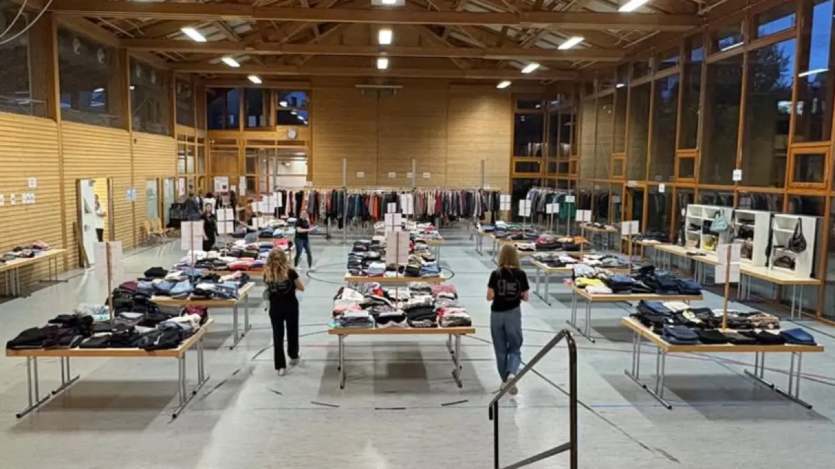 Der Second-Hand-Flohmarkt war wieder ein voller Erfolg.