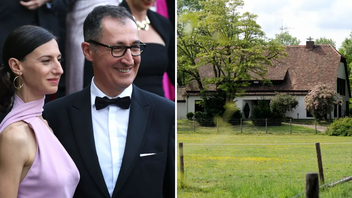 Cem Özdemir und Ehefrau Flavia Zaka ziehen auf die Solitude.
