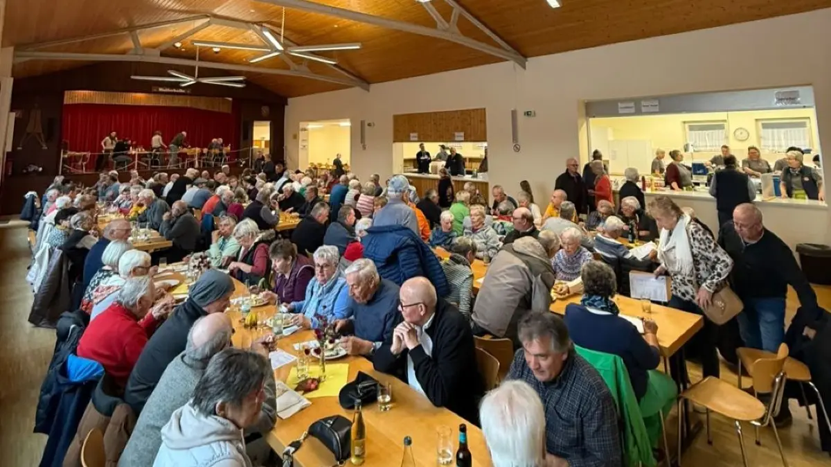 In der Wolferhalle in Blansingen waren die Plätze nur selten nicht besetzt.