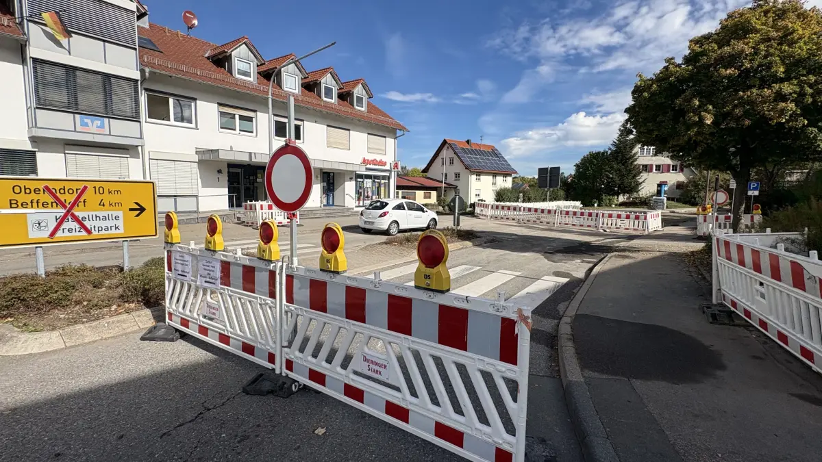 Die Sperrung von Waldmössingen in Richtung Beffendorf soll schon bald enden.