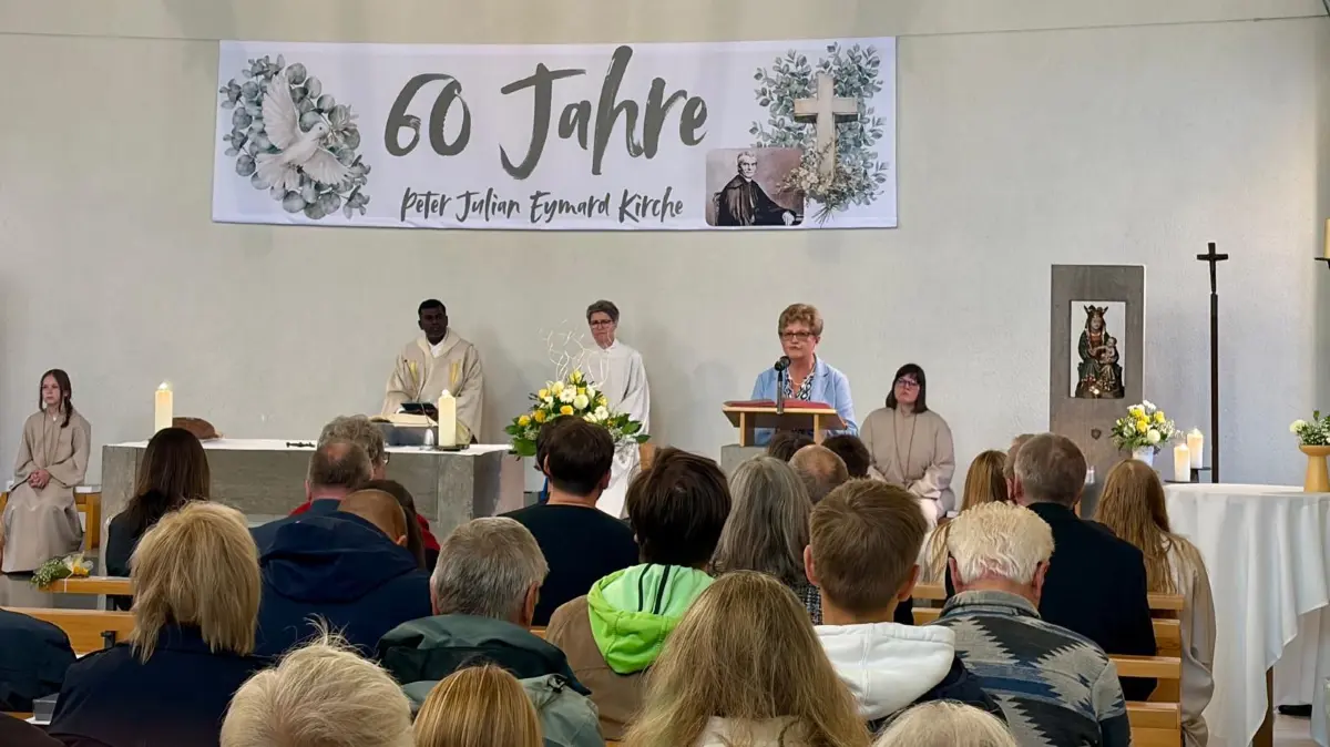 n der Peter-Julian-Eymard-Kirche wurde das 60‑jährige Bestehen gefeiert.
