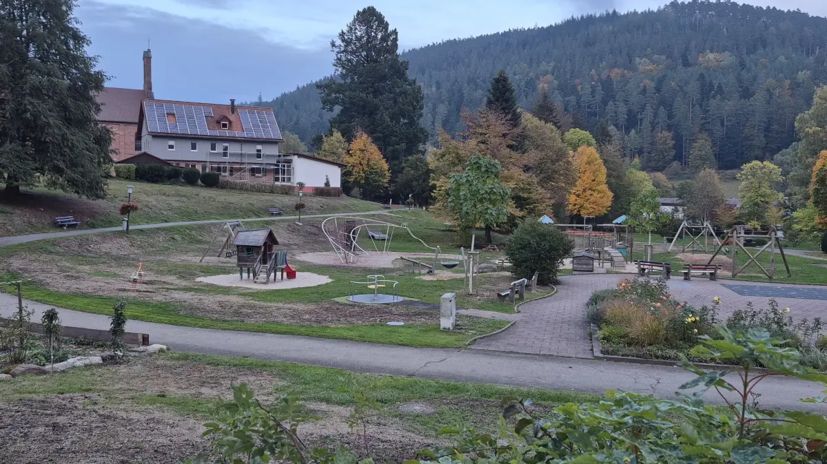Der Kurpark bildet eine zentrale Freifläche beim Sanierungsprogramm