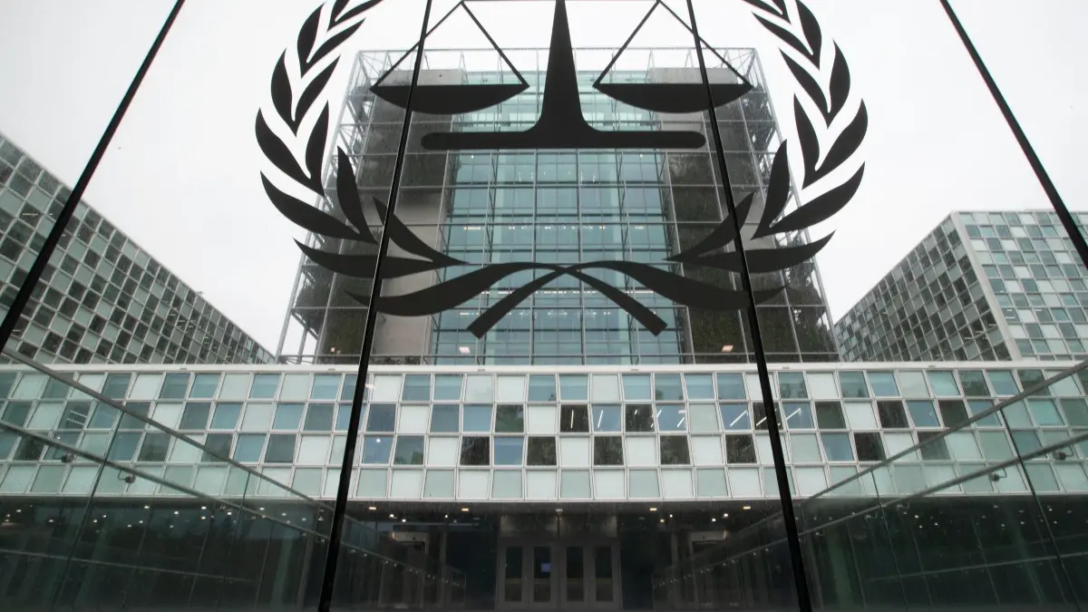 Internationaler Strafgerichtshof (IStGH) in Den Haag: Außenaufnahme des Internationalen Strafgerichtshofs (IStGH). (zu dpa: «Europäisches Parlament ehrt Internationalen Strafgerichtshof»)