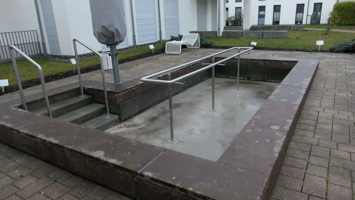 In den Sommermonaten nicht mehr betrieben werden soll aus Kostengründen die Kneippanlage beim CuraVital.