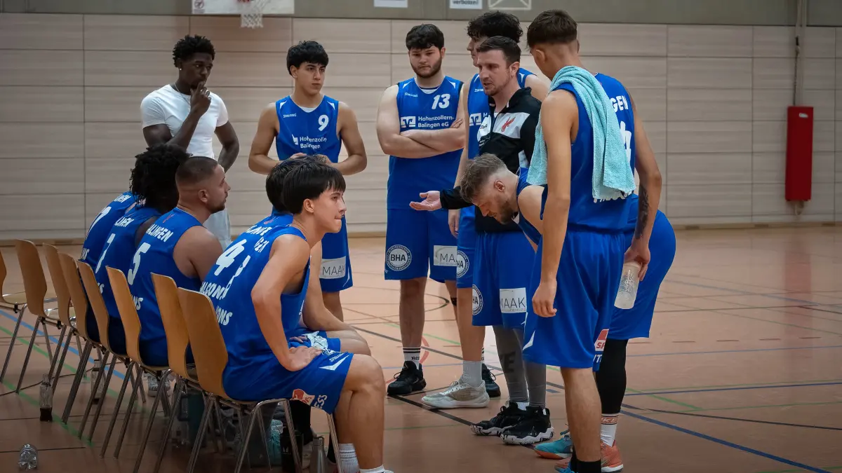 Die zweite Mannschaft der Balingen Falcons ist bereit für das Derby gegen Albstadt.