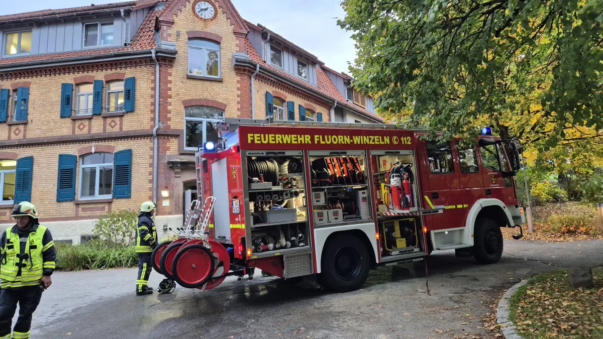 Die Feuerwehr war schnell vor Ort.