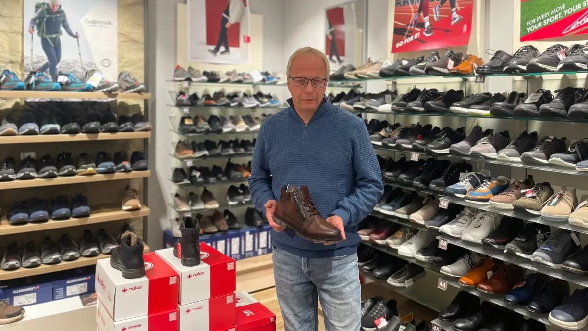 Wolfgang Göhring ist Inhaber des Schuh-Göhring in Sulgen.
