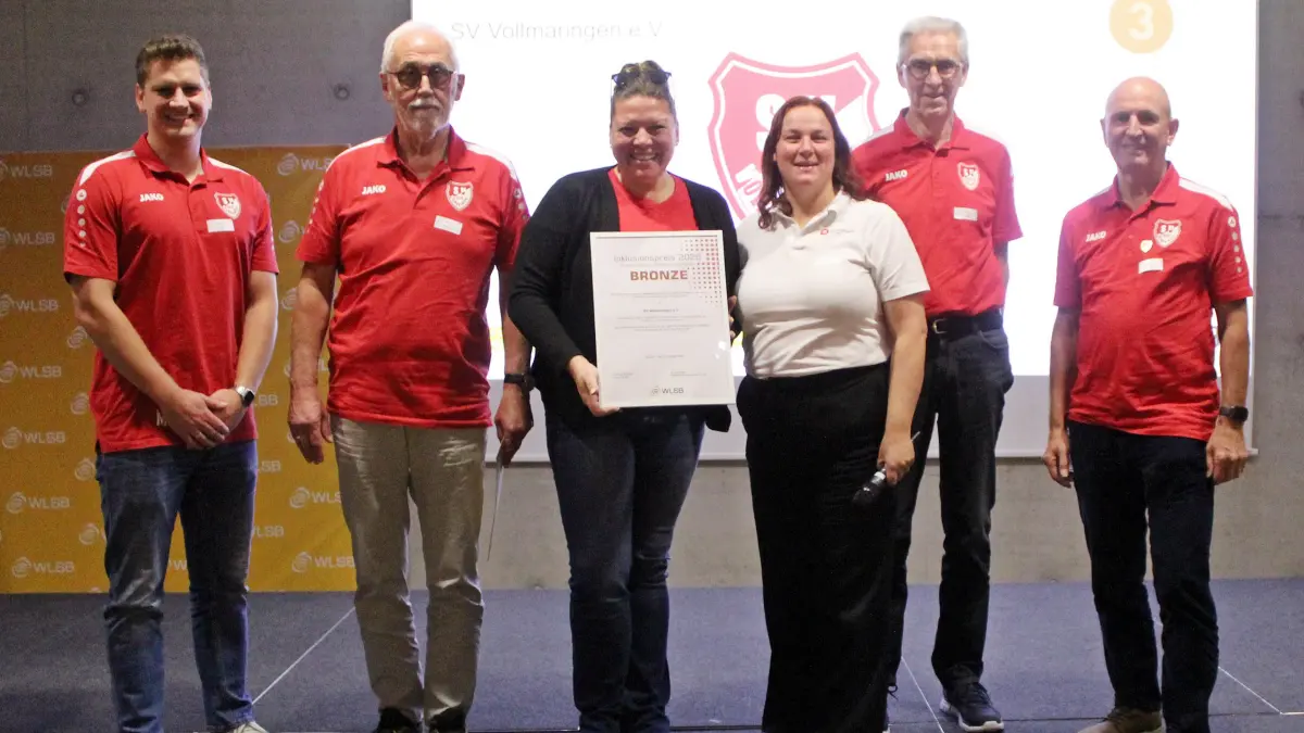 Große Freude herrscht beim SV Vollmaringen.