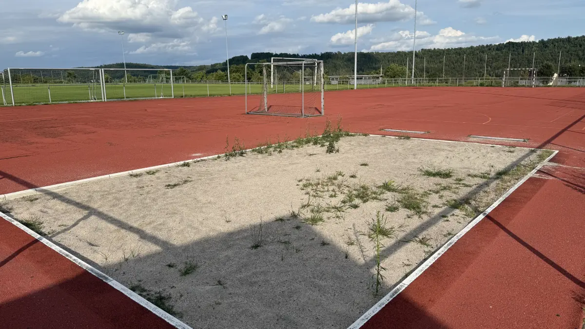 Der in die Jahre gekommene Tartanplatz beim Wildberger Sportgelände soll saniert und für den Schul-, Vereins- sowie Freizeitsport nutzbar gemacht werden.
