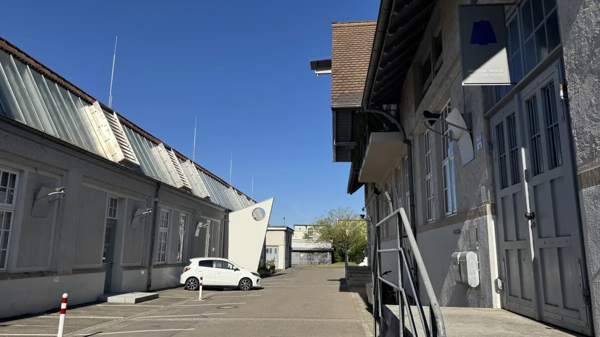 Im Schwarzenbach-Areal mit Baujahr 1904 ist immer etwas zu tun.