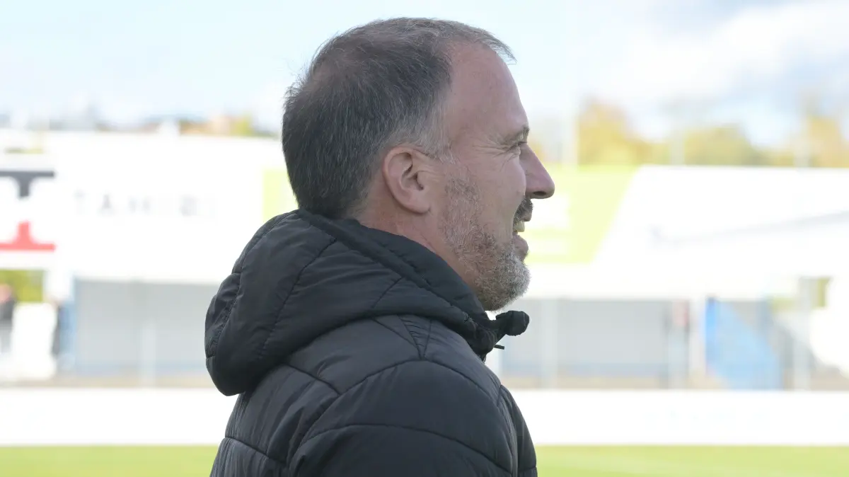 Matthias Uhing (FC 08 Villingen, Trainer)
1. CfR Pforzheim vs. FC 08 Villingen , Fussball, Oberliga BW, 13.Spieltag, Saison 2026/2027, 24.10.2026
Foto: Eibner-Pressefoto/Tobias Baur