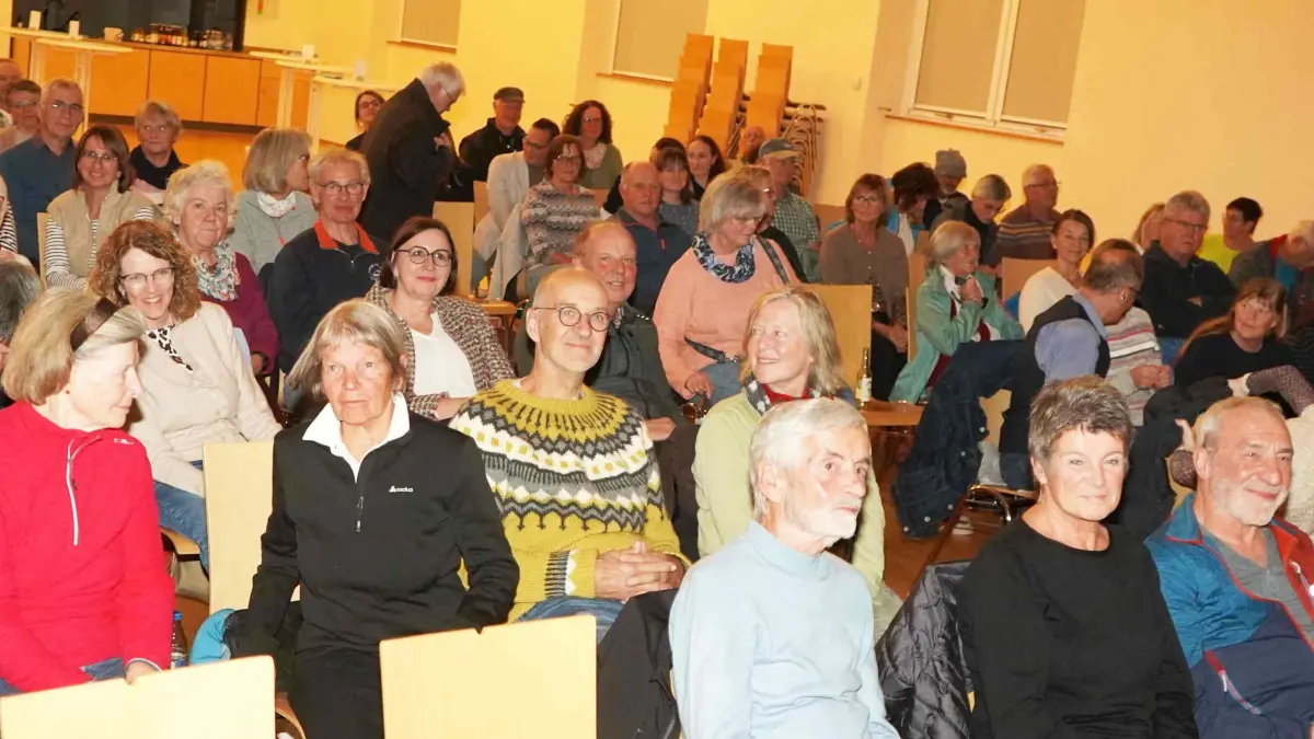 Zuschauer beim Vortrag von Michael Hoyer in Vöhrenbach