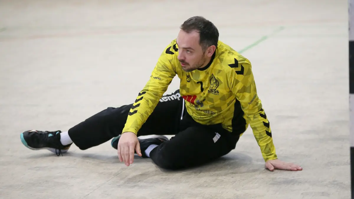 SG-Torhüter Marcel Krause sorgte mit zahlreichen Paraden für defensive Stabilität beim 31:27-Erfolg gegen die SG Allensbach/Dettingen/Wallhausen.