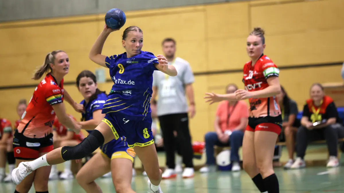 Jule Schott traf in der Balinger Längenfeldhalle viermal für die SG Gutach/Wolfach