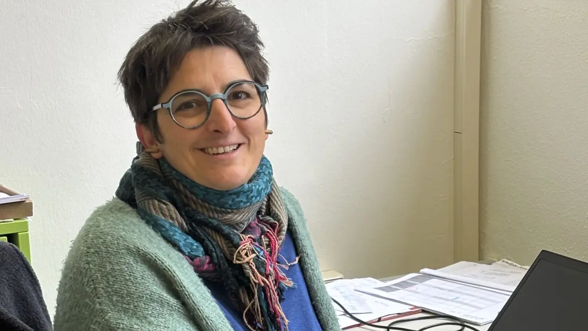 Cordula Wittstock ist für die Schulsozialarbeit in der Krokusschule zuständig.