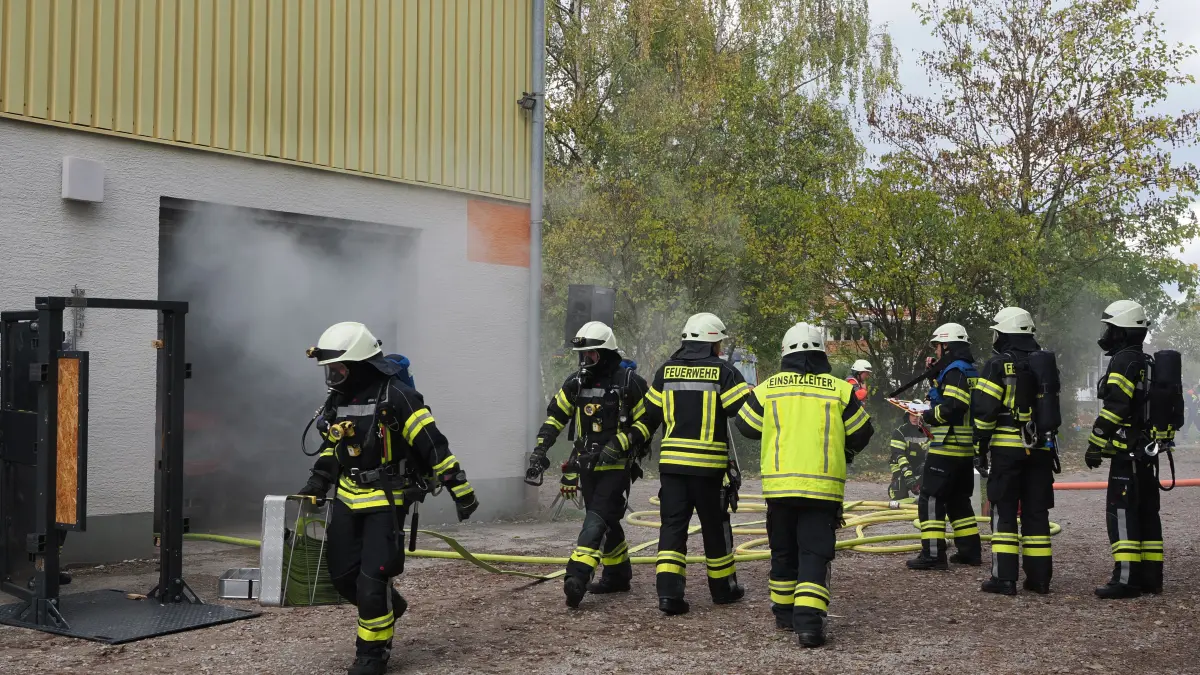 Hauptübung der Feuerwehr Bösingen