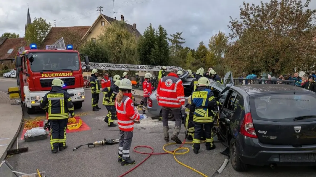 Die Feuerwehr Fluorn-Winzeln hatte ihre Jahresübung 2026 an der Winzelner Heimbachbrücke.