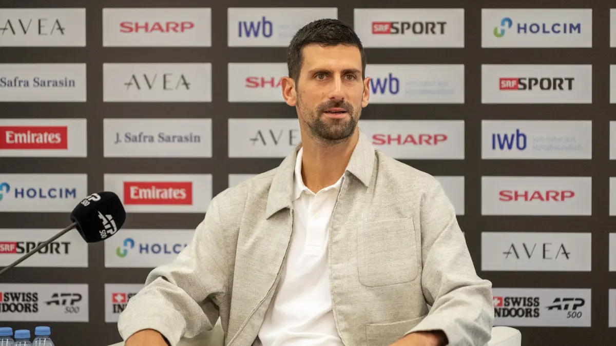 Novak Djokovic ist bei den Swiss Indoors an Nummer vier gesetzt.