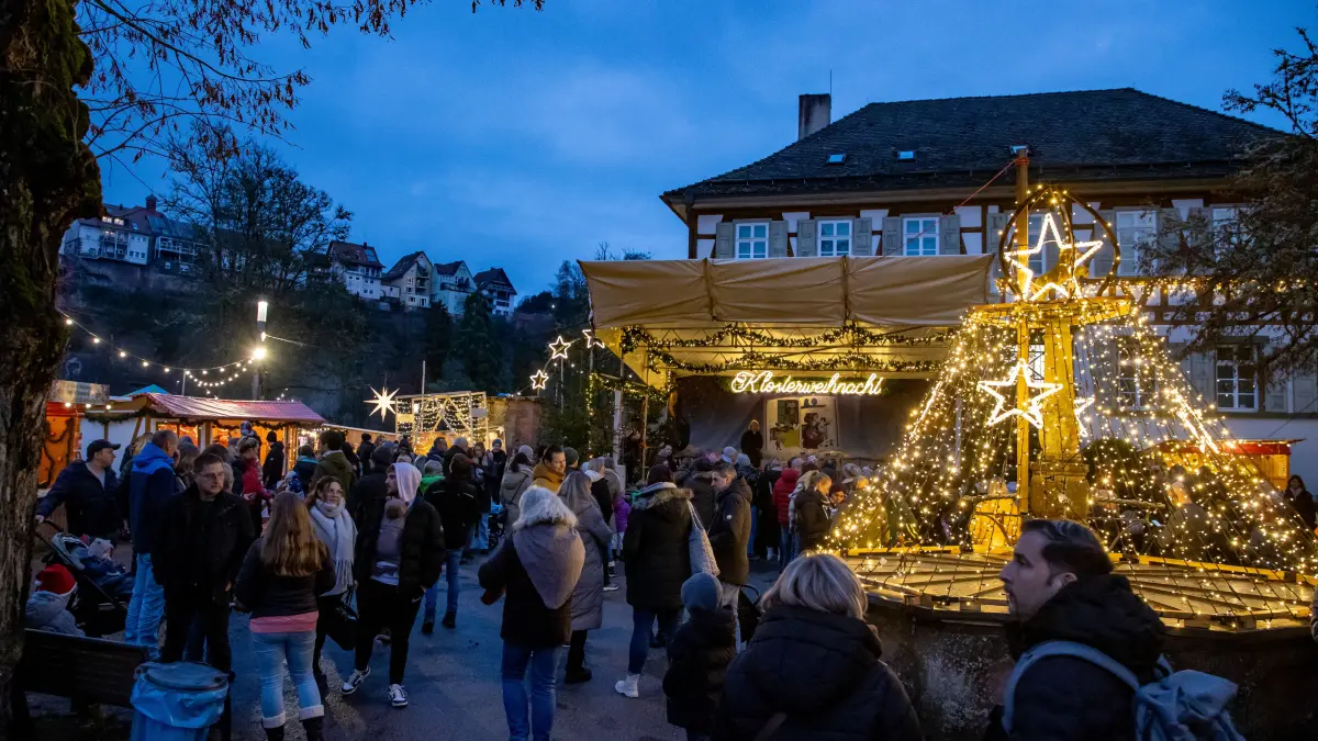 Die Klosterweihnacht in Wildberg startet in gut einem Monat.