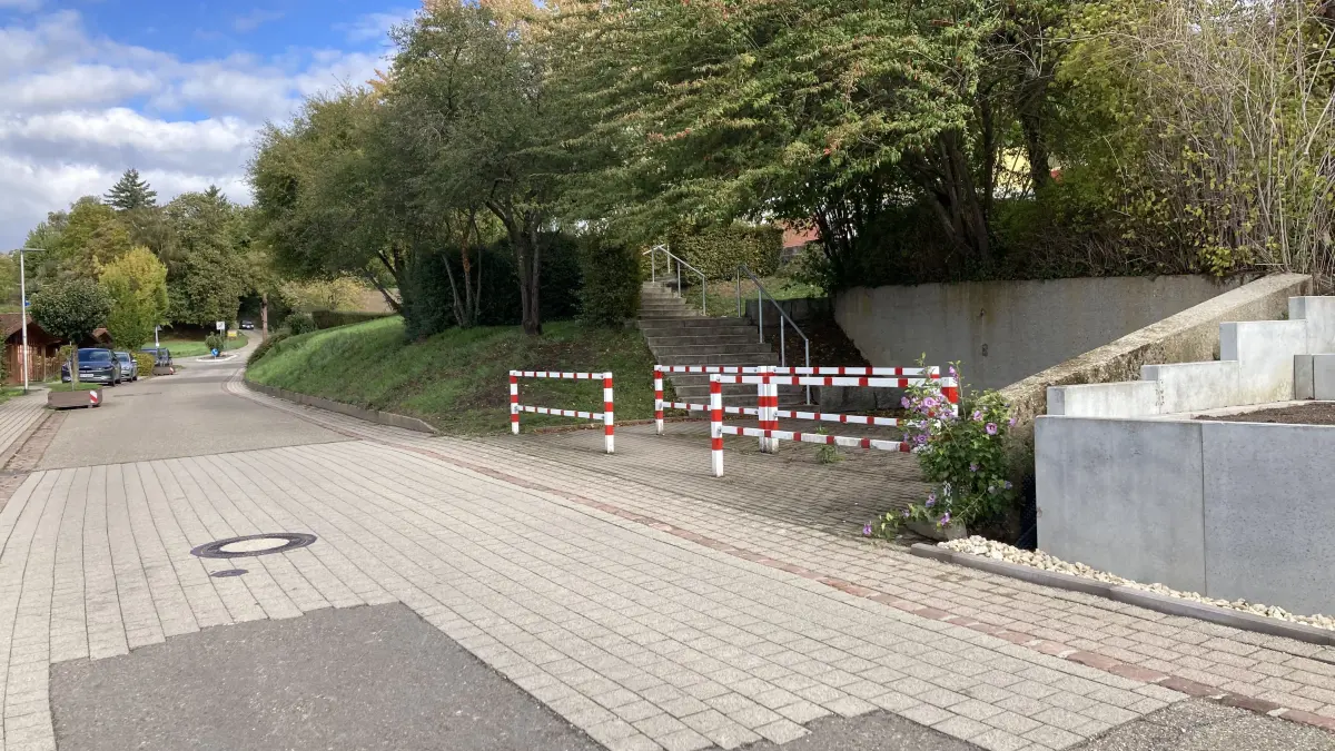 In der Oberweirer Straße in Heiligenzell befindet sich die Grundschule und der Kindergarten. Eltern sehen ein hohes Gefahrenpotential durch Fahrzeuge.