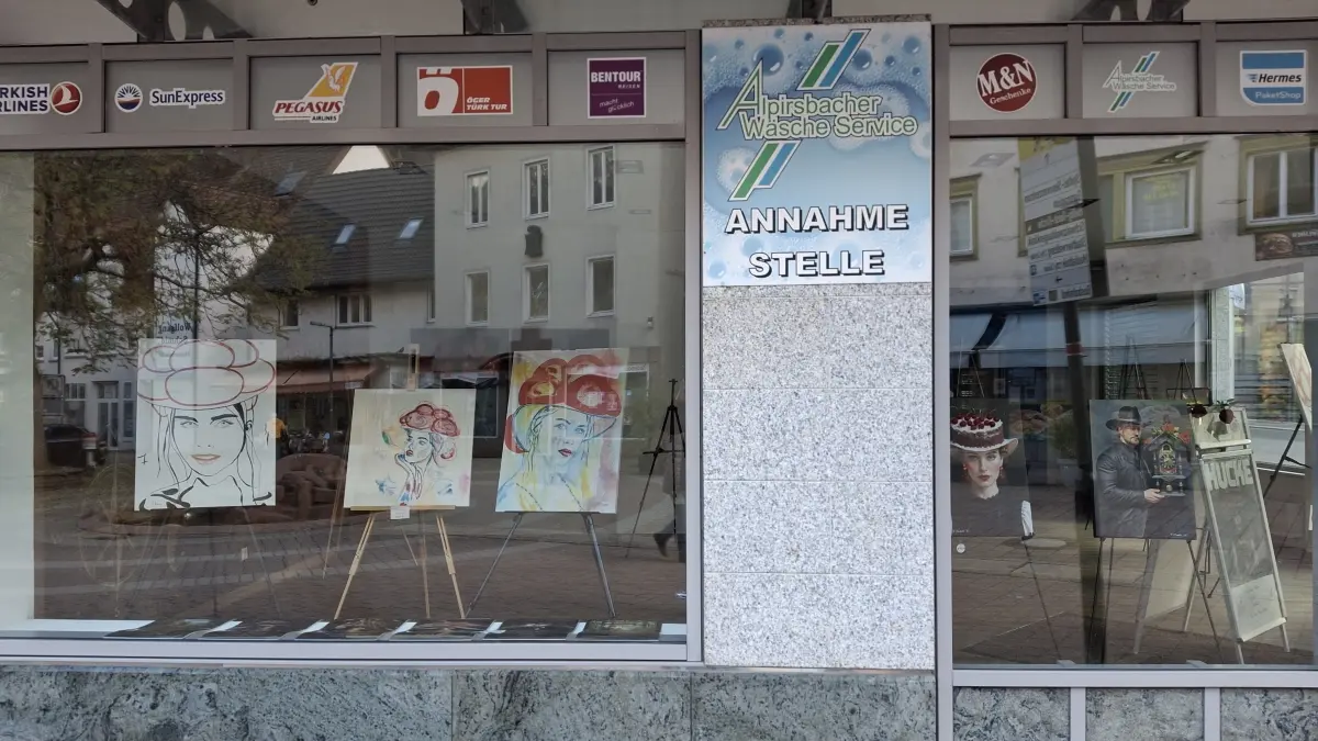 Die Kunstwerke verschwinden wieder.