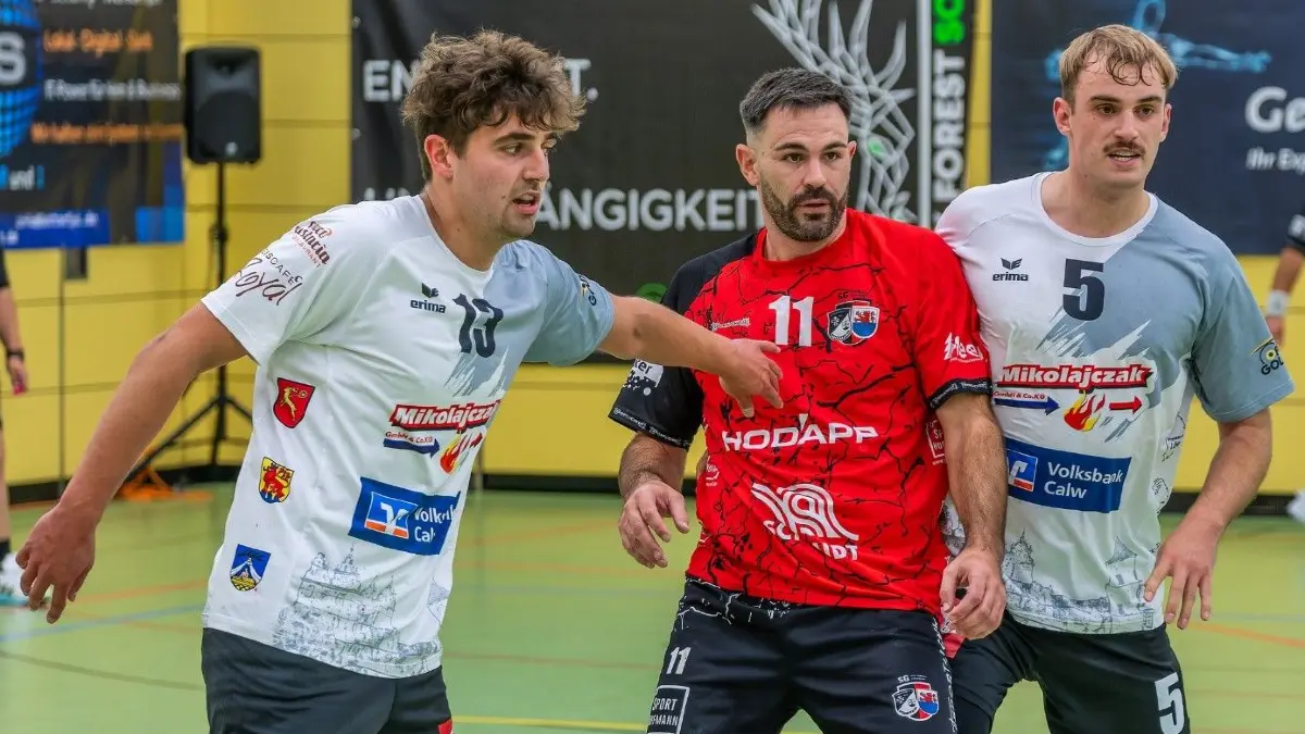 Die SG HCL um Nick Strecker (links) und Moritz Sawall (rechts) will ihre Siegesserie am Samstag weiter ausbauen.