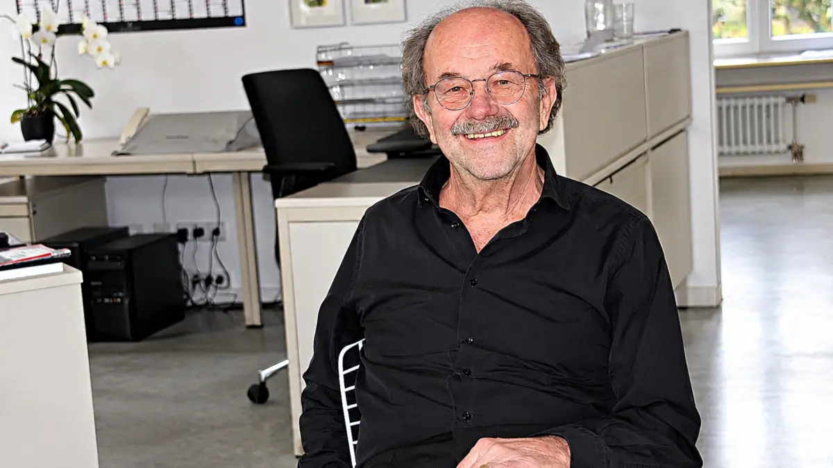 Eberhard Marks in Haltingen wird 80 Jahre alt.